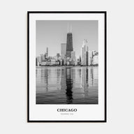 Chicago Portrait B&W No 4 Poster