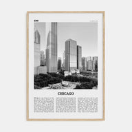 Chicago Travel B&W No 4 Poster