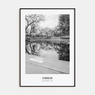 Chico Portrait B&W Poster