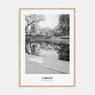 Chico Portrait B&W Poster