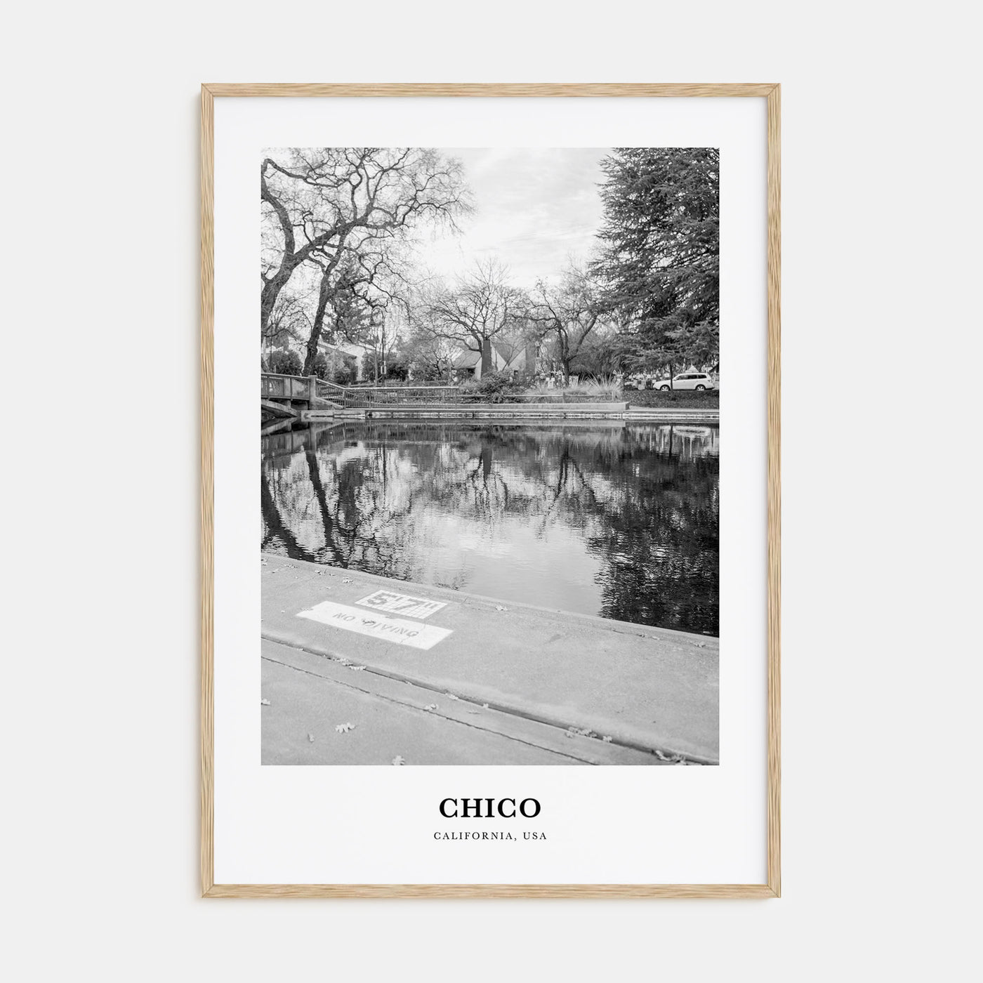 Chico Portrait B&W Poster