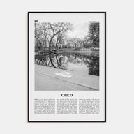 Chico Travel B&W Poster