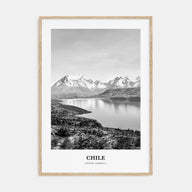 Chile Portrait B&W No 1 Poster