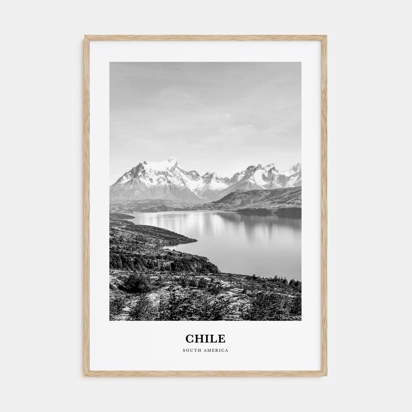 Chile Portrait B&W No 1 Poster