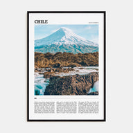 Chile Travel Color Poster