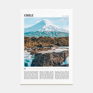 Chile Travel Color Poster
