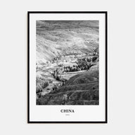 China Portrait B&W No 1 Poster