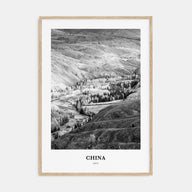 China Portrait B&W No 1 Poster