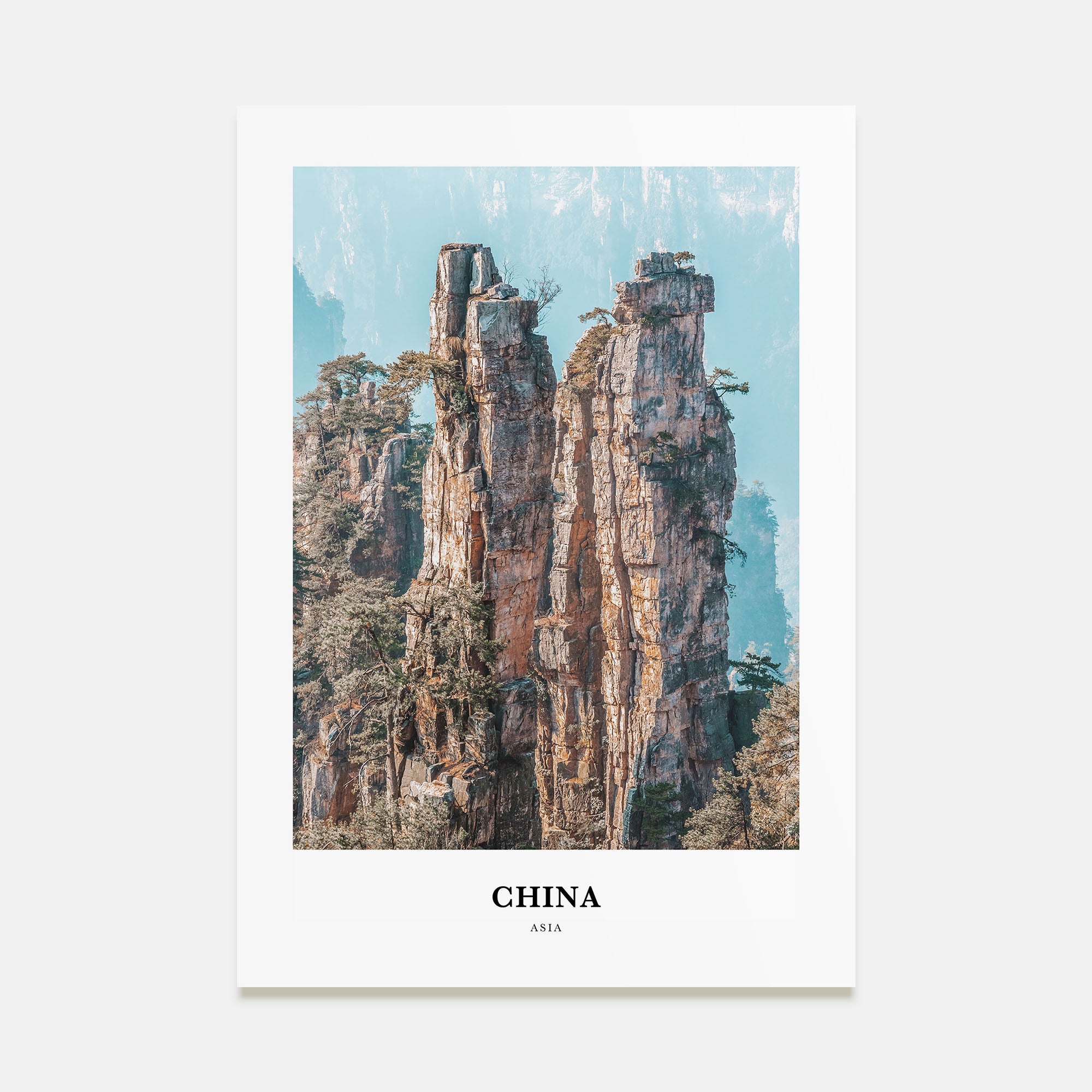 China Portrait Color Poster