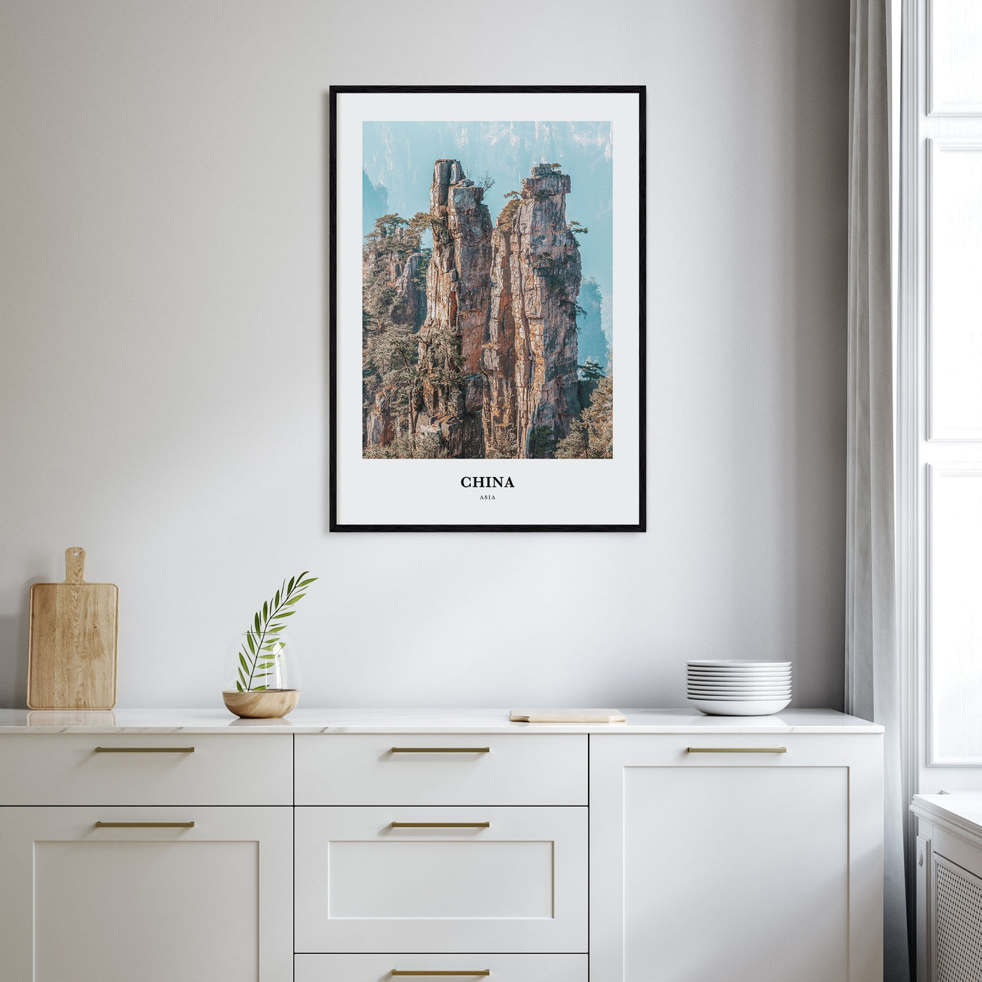 China Portrait Color Poster