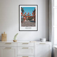 Chinatown, Los Angeles Portrait Color Poster