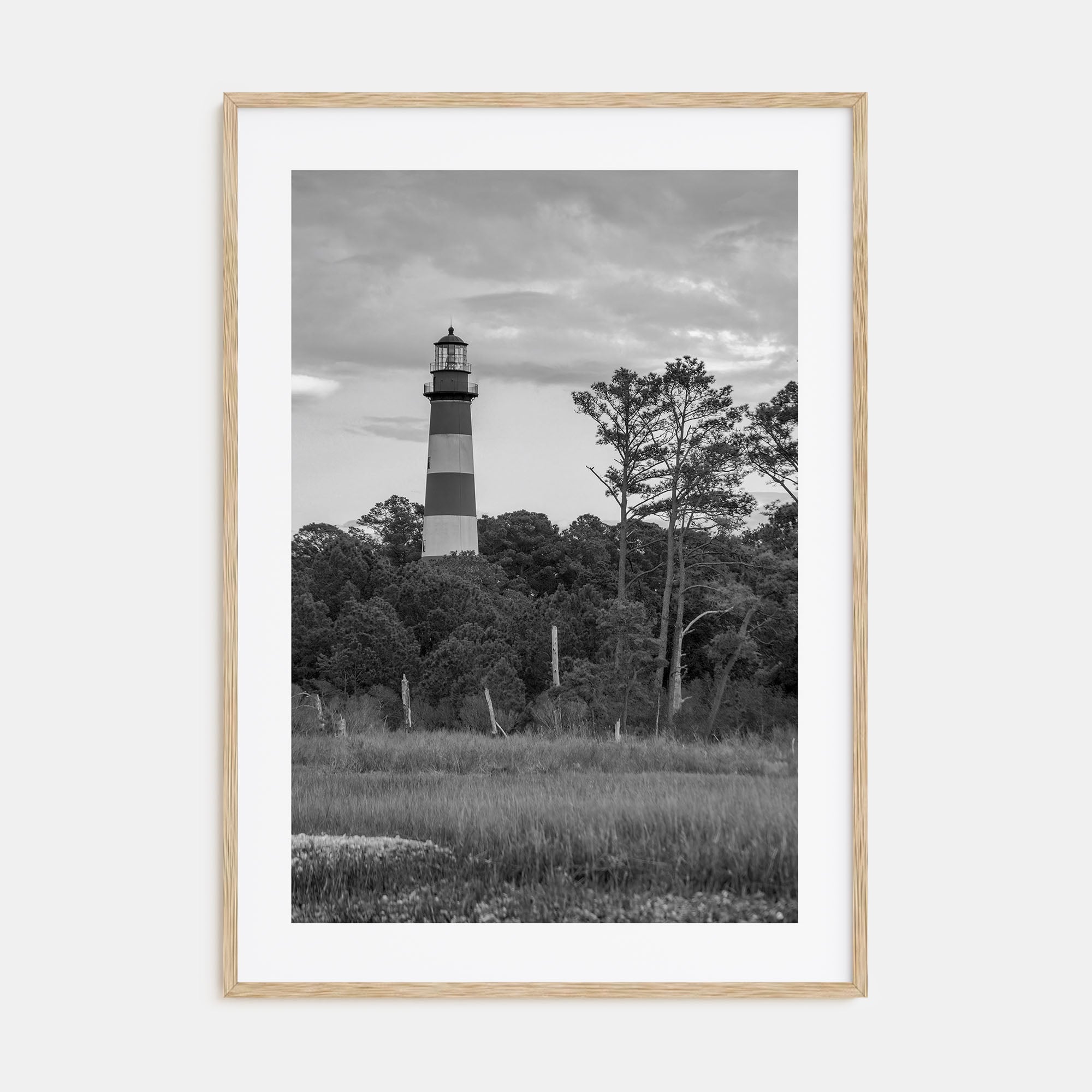 Chincoteague Photo B&W Poster