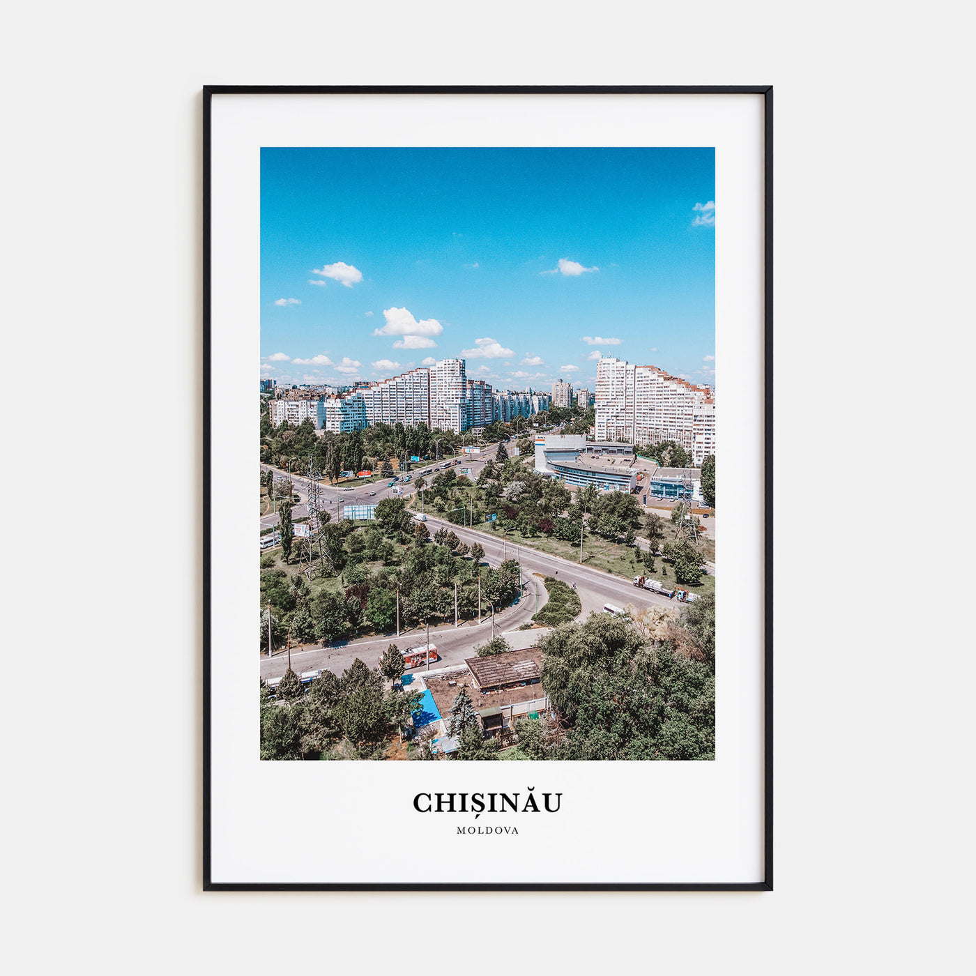 Chișinău Portrait Color Poster