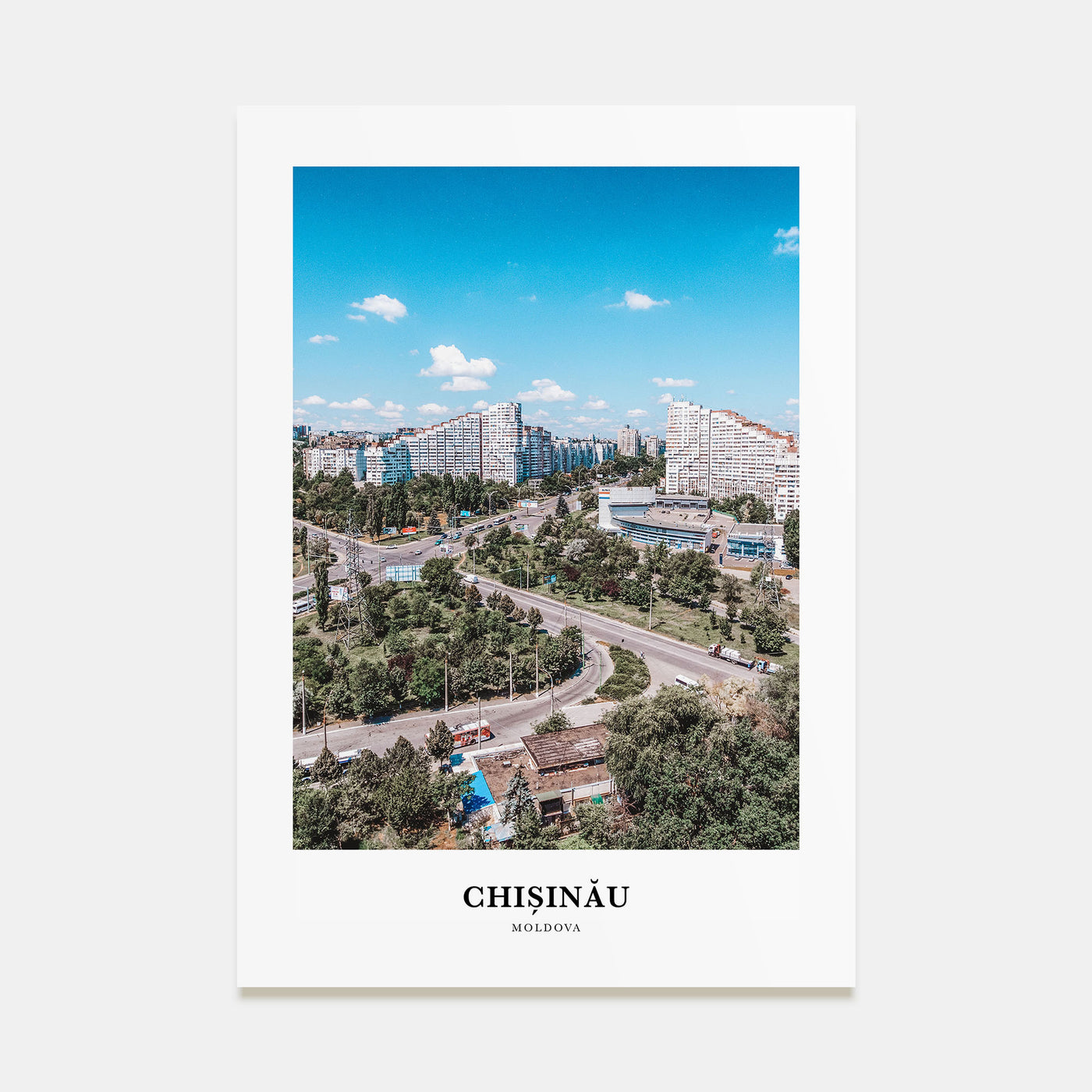 Chișinău Portrait Color Poster