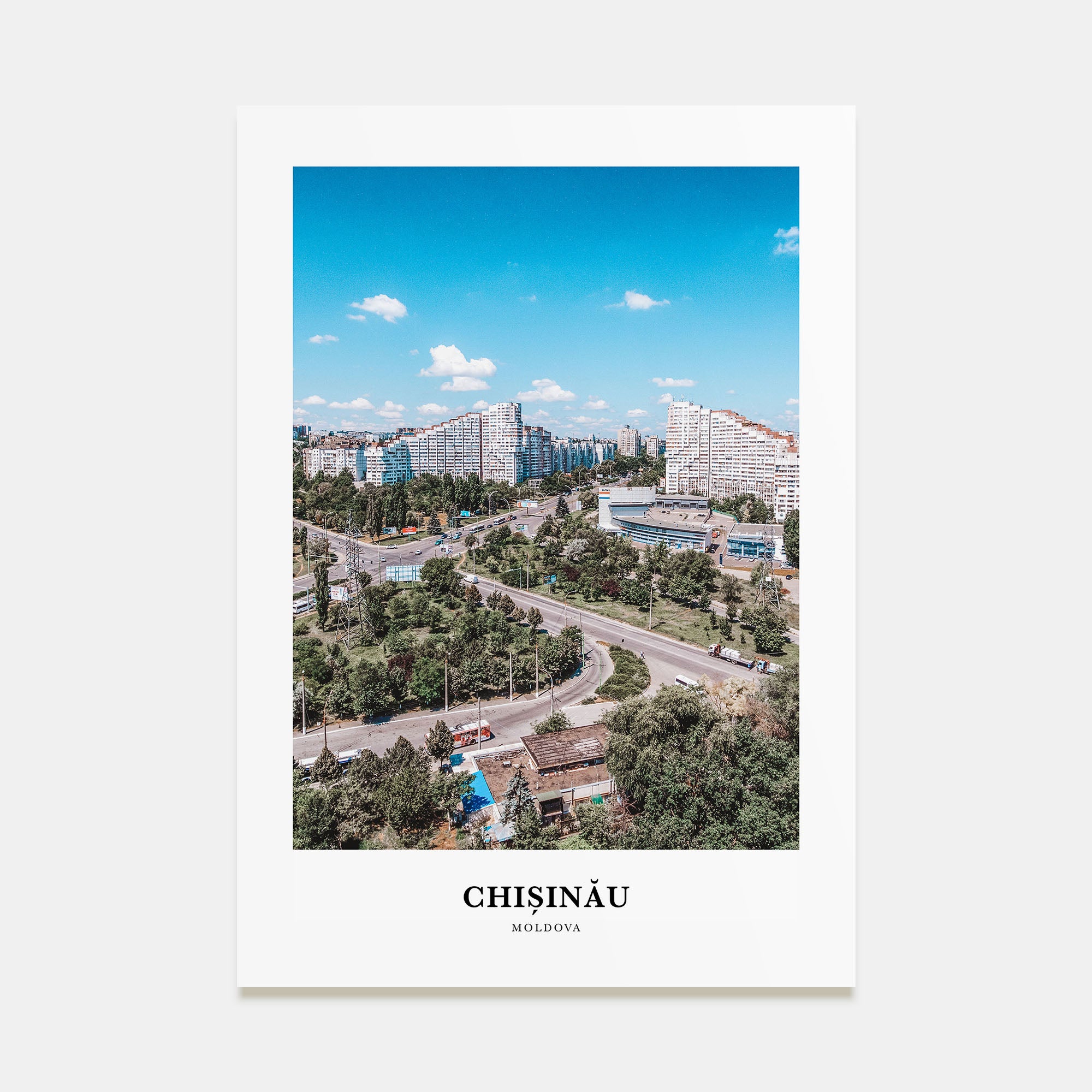 Chișinău Portrait Color Poster