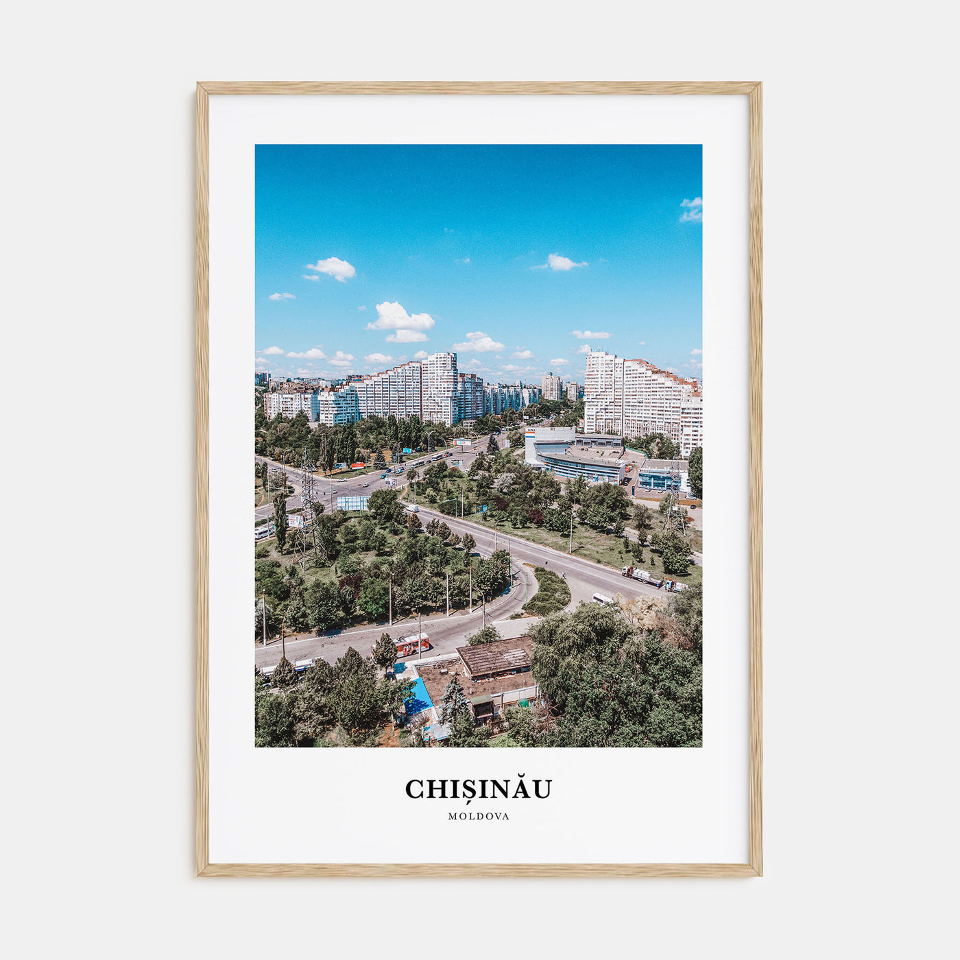 Chișinău Portrait Color Poster