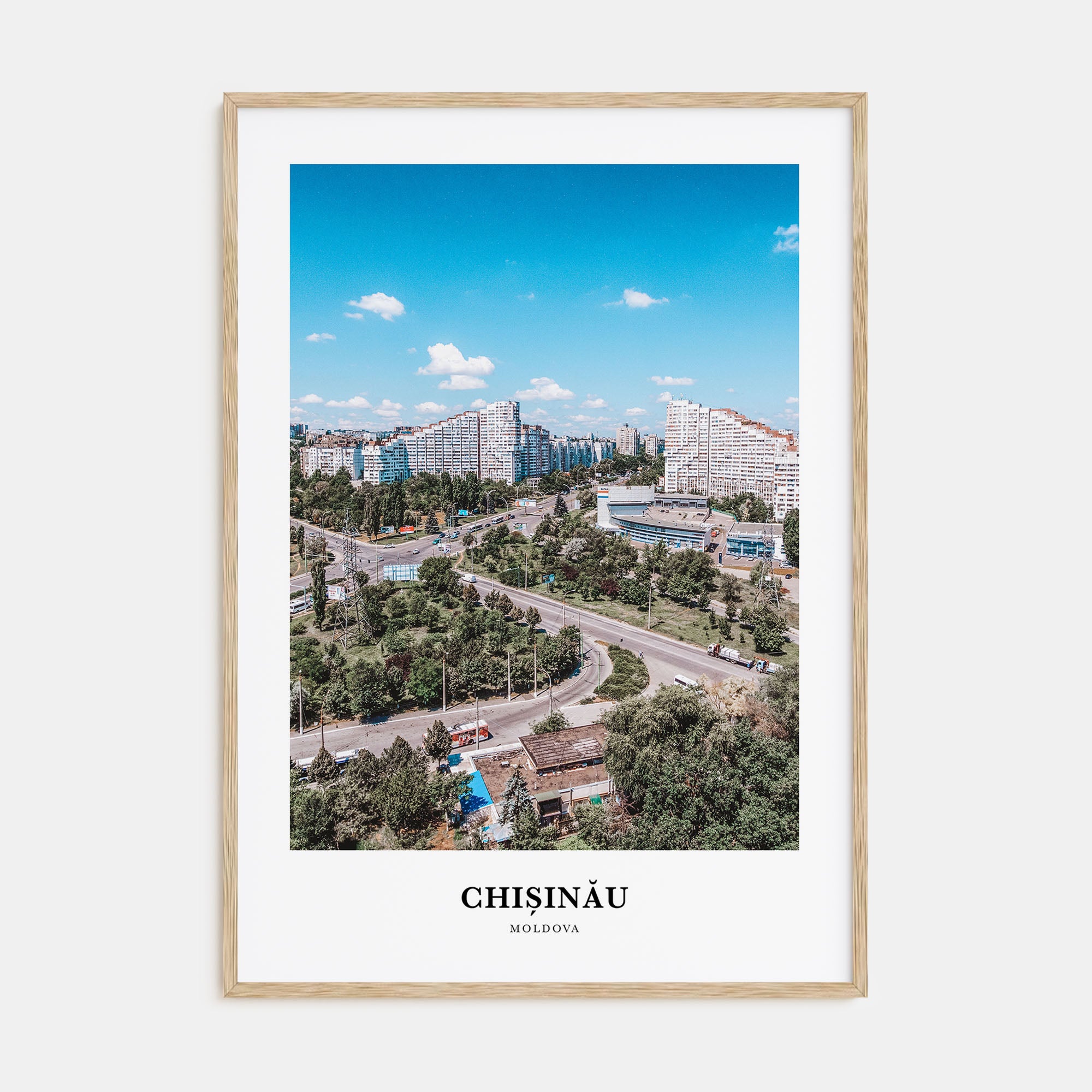 Chișinău Portrait Color Poster