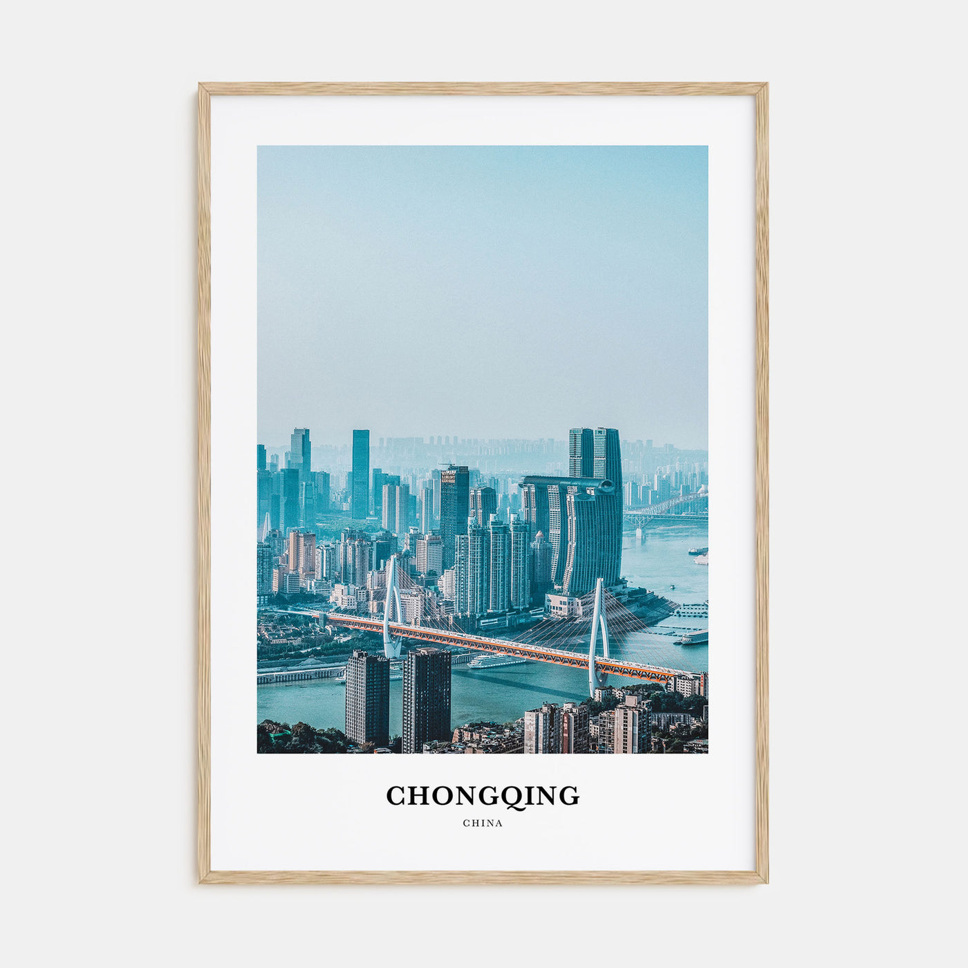 Chongqing Portrait Color Poster