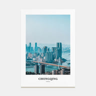 Chongqing Portrait Color Poster
