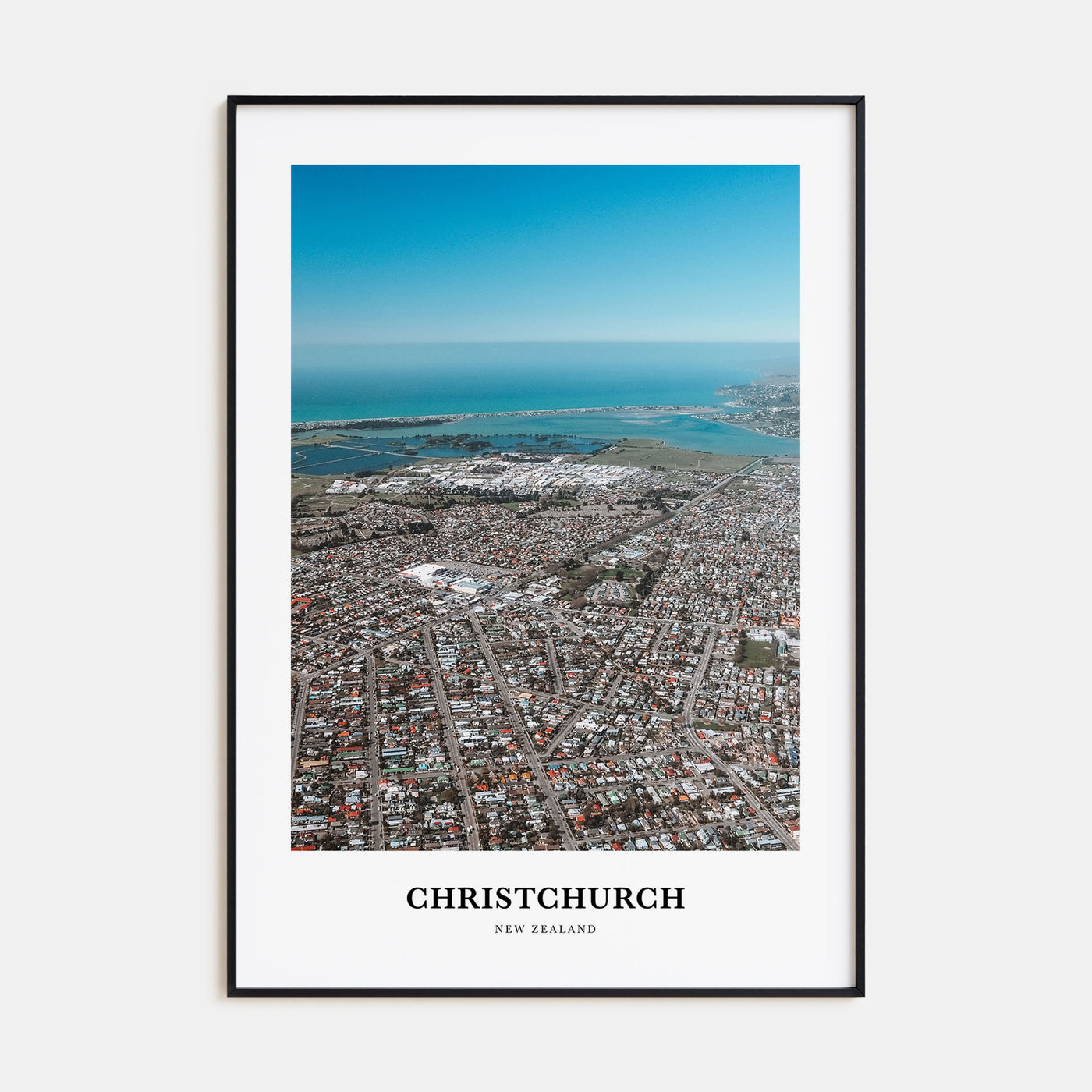 Christchurch Portrait Color Poster