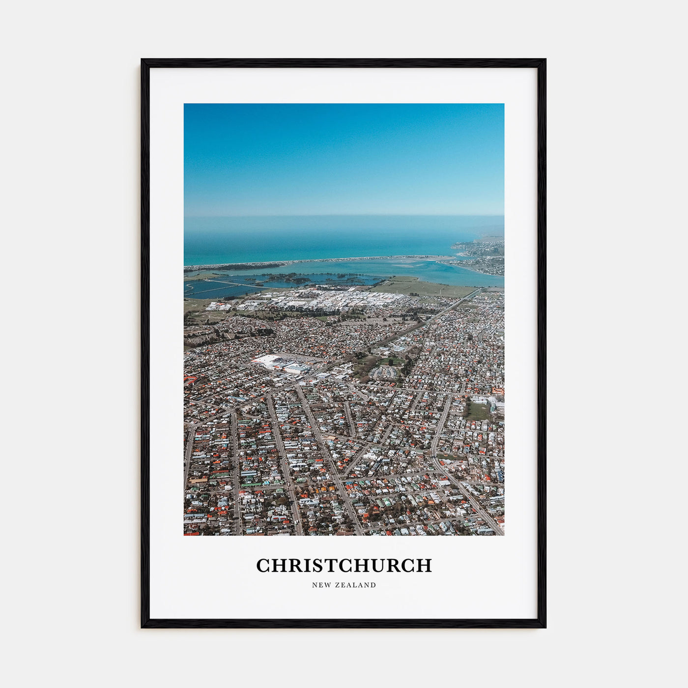 Christchurch Portrait Color Poster