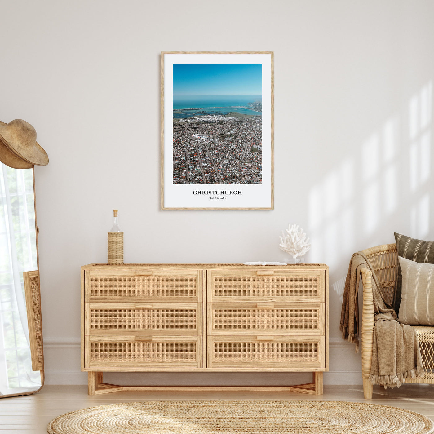 Christchurch Portrait Color Poster