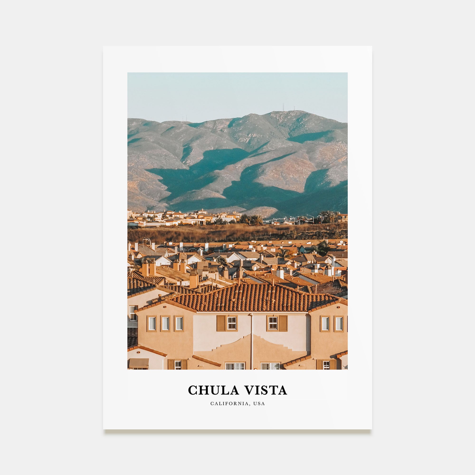 Chula Vista Portrait Color Poster