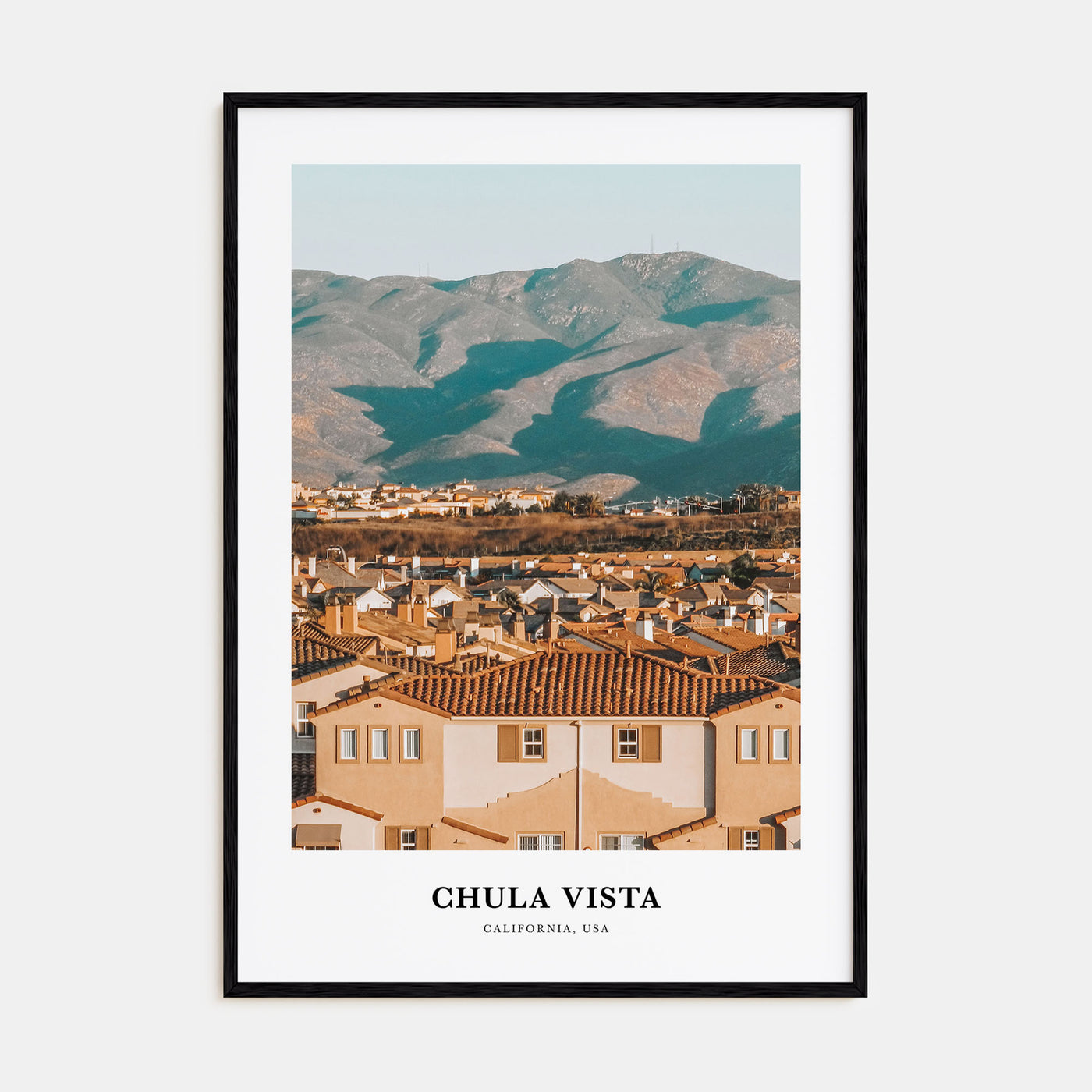 Chula Vista Portrait Color Poster