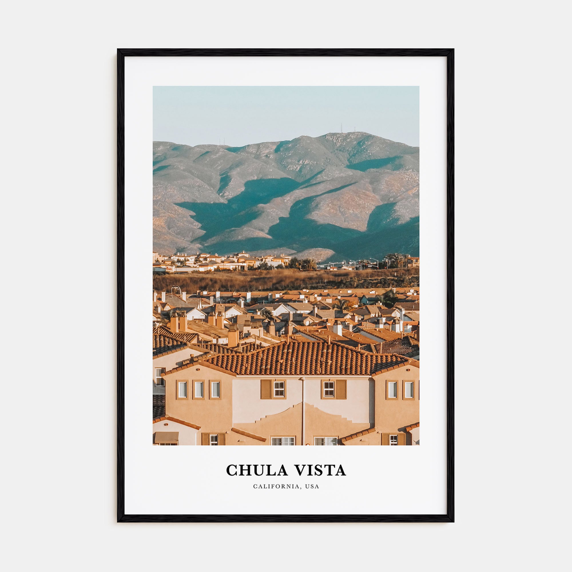 Chula Vista Portrait Color Poster