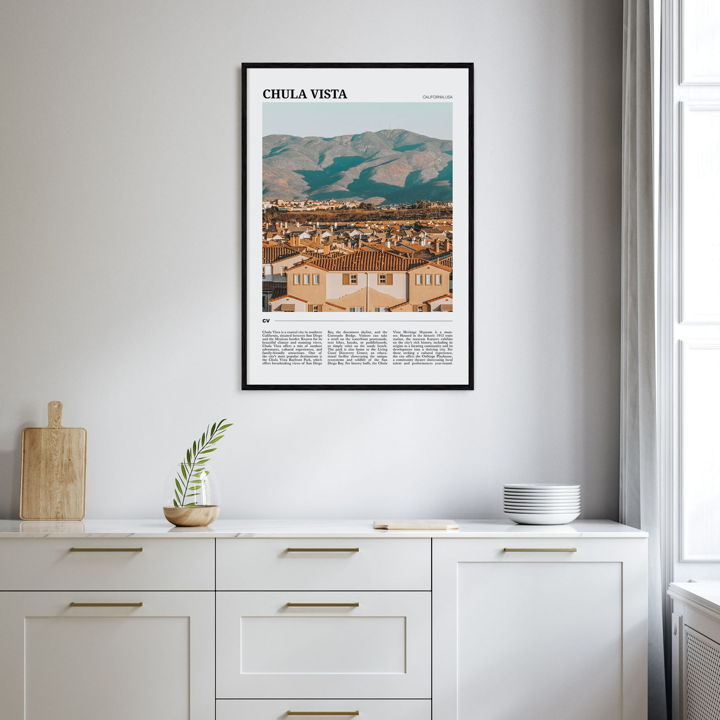 Chula Vista Travel Color Poster