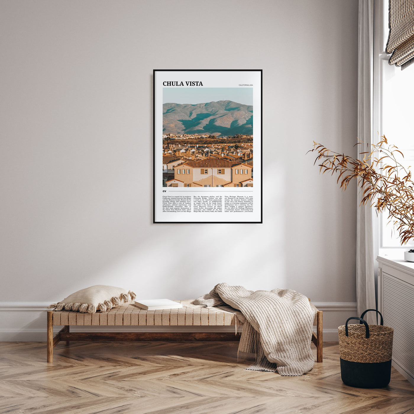 Chula Vista Travel Color Poster