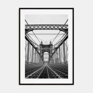 Cincinnati Photo B&W No 3 Poster