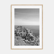 Cinque Terre Photo B&W No 2 Poster