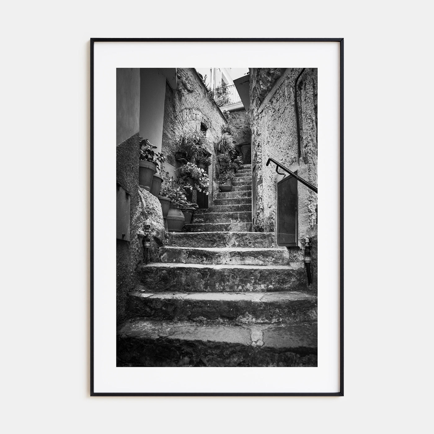 Cinque Terre Photo B&W No 3 Poster