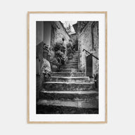 Cinque Terre Photo B&W No 3 Poster