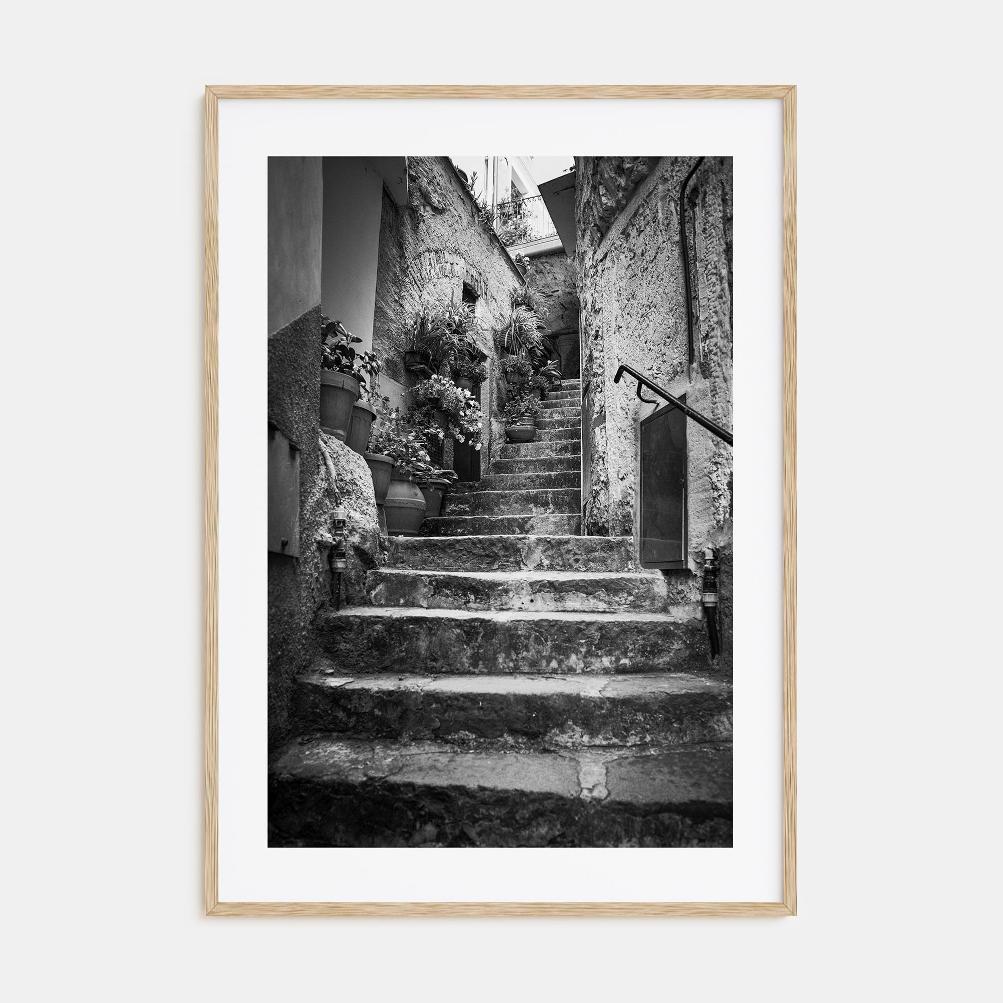 Cinque Terre Photo B&W No 3 Poster
