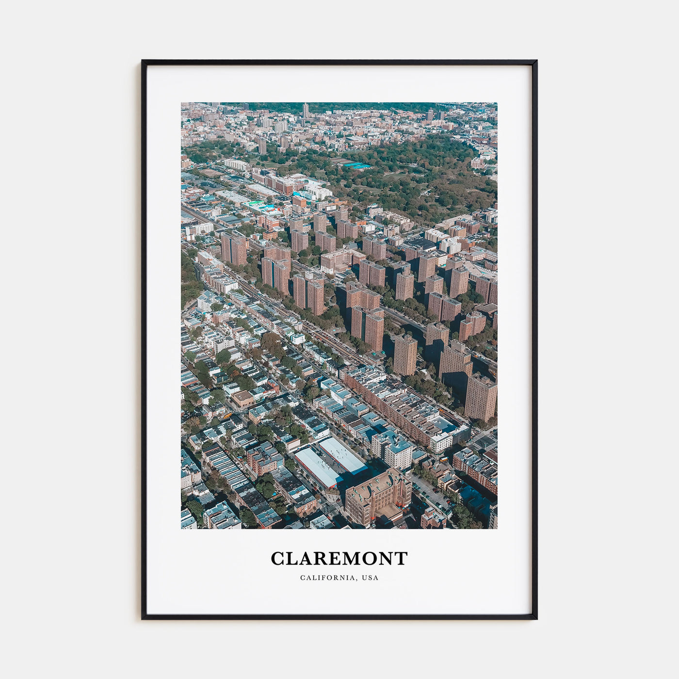 Claremont Portrait Color Poster