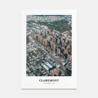 Claremont Portrait Color Poster