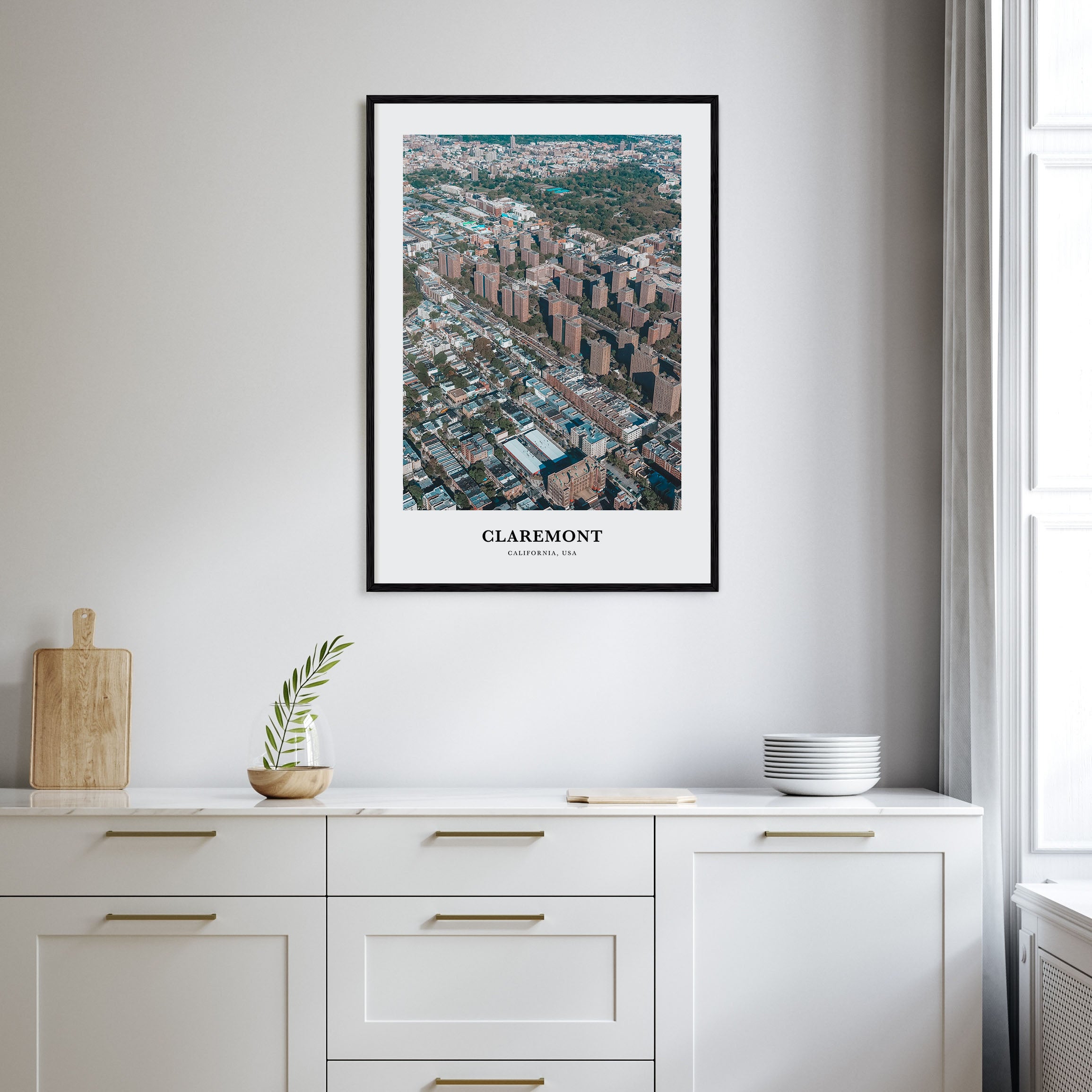 Claremont Portrait Color Poster