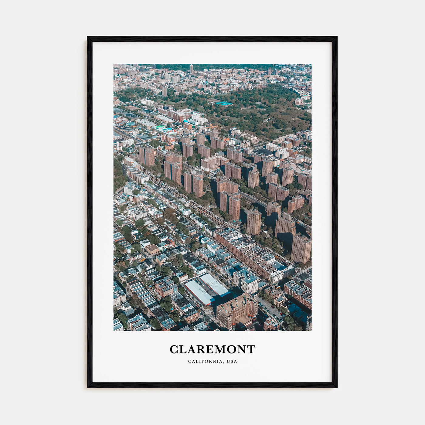 Claremont Portrait Color Poster