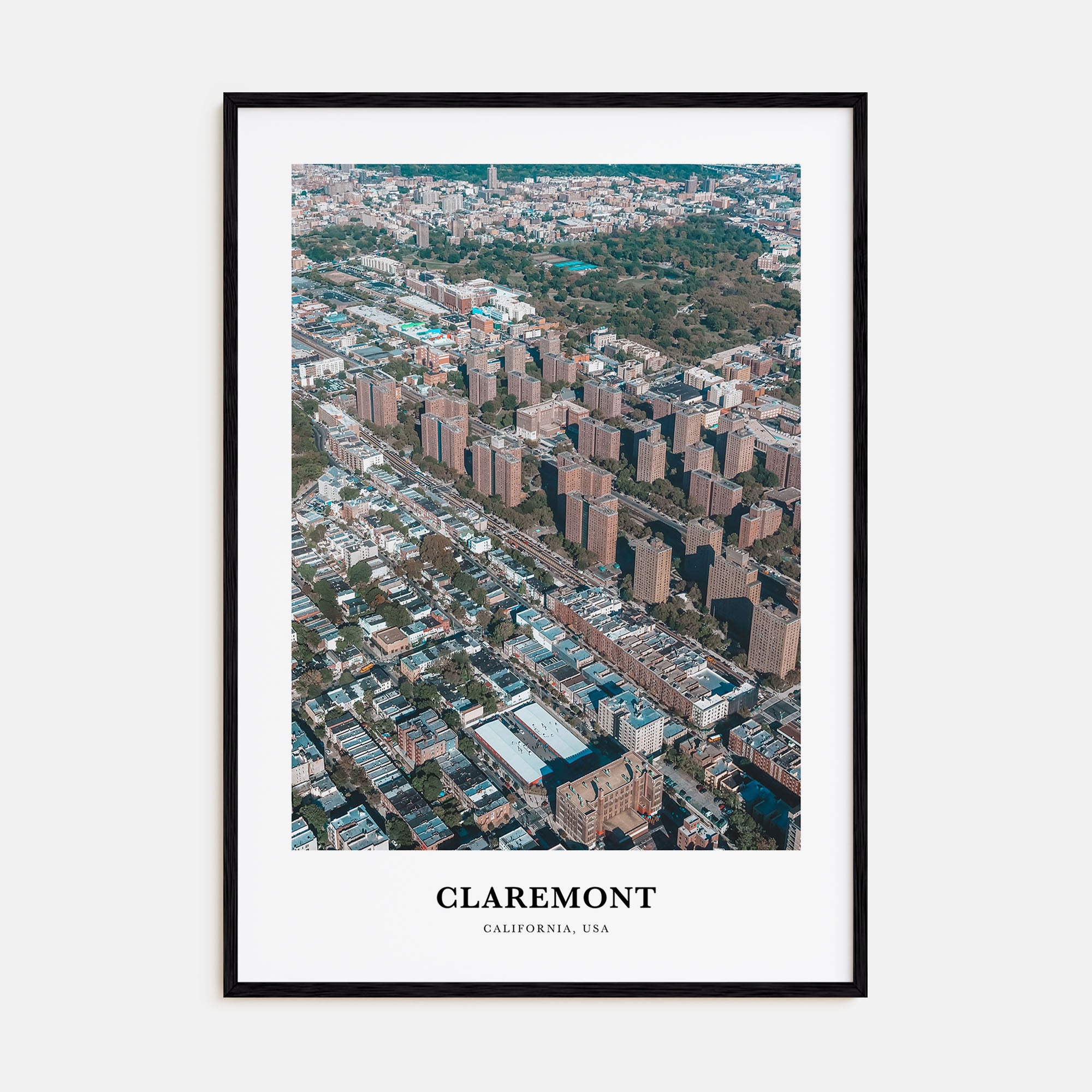 Claremont Portrait Color Poster