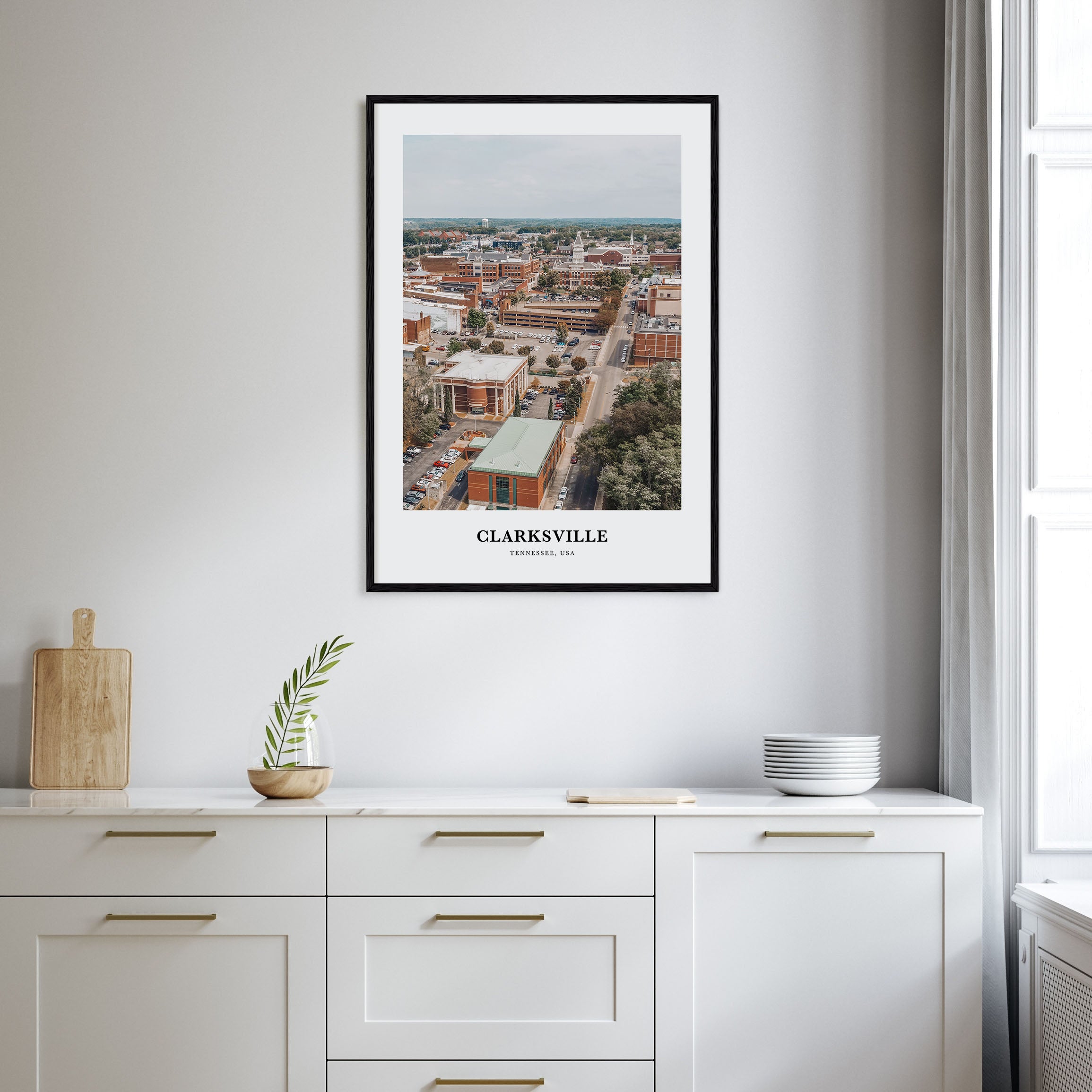 Clarksville Portrait Color Poster