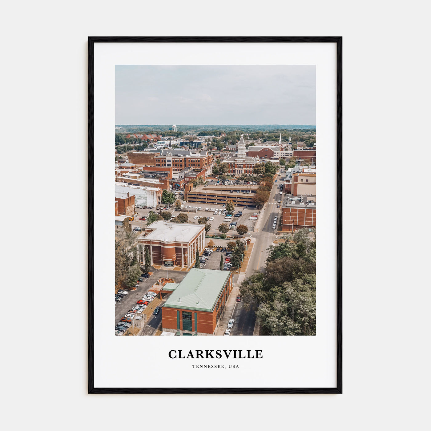 Clarksville Portrait Color Poster