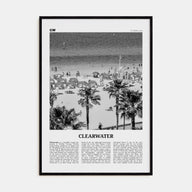 Clearwater Travel B&W Poster