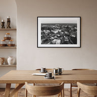 Clemson Landscape B&W Poster