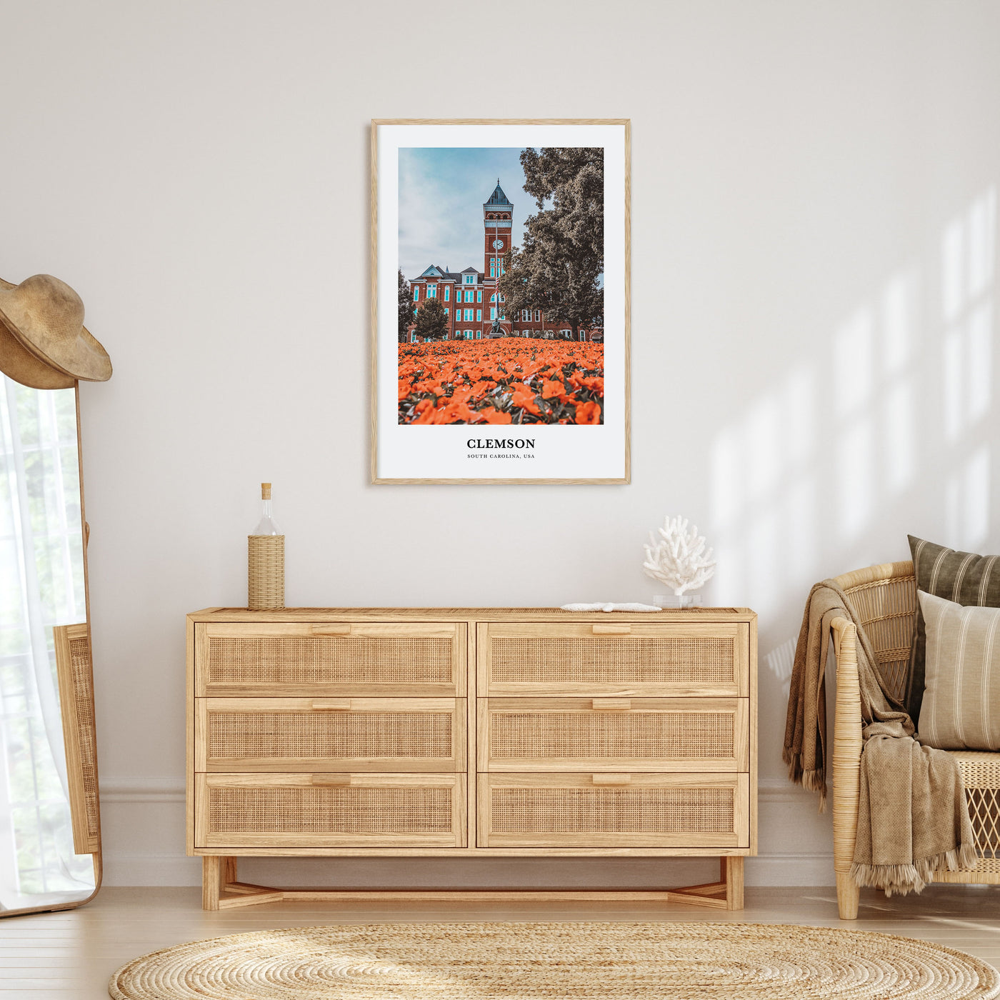 Clemson Portrait Color Poster