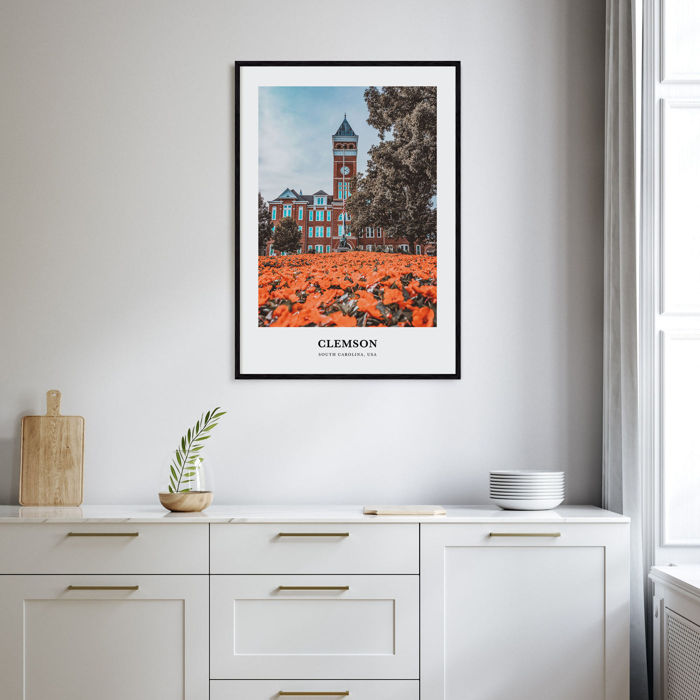 Clemson Portrait Color Poster