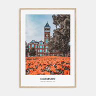 Clemson Portrait Color Poster