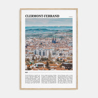 Clermont-Ferrand Travel Color Poster