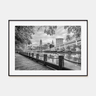 Cleveland Landscape B&W Poster